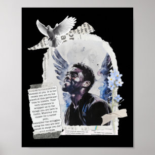 Poster Tributo A Chadwick Boseman - Objetivo 2