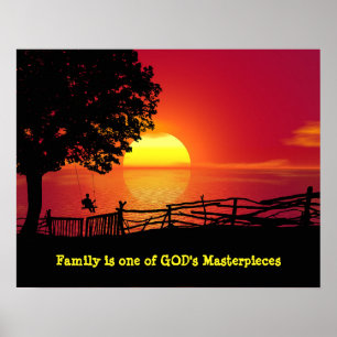 Poster Tributo à Família - Amor da Família Cartaz