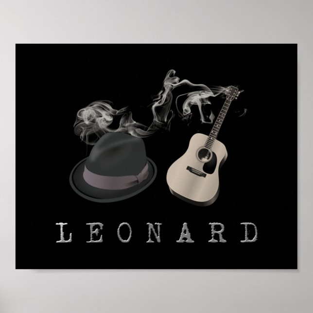 Poster Tributo a Leonard (Frente)