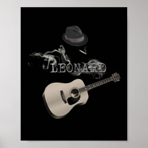Poster Tributo ao cigarro de Leonard