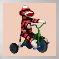 Triciclo de macaco-meia