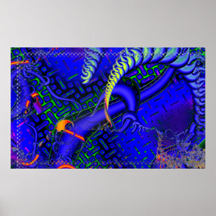 Póster Tricky Bugger 3D Fractal