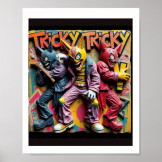Poster Tricky Tricky Music Groove Party Vibes Sticker
