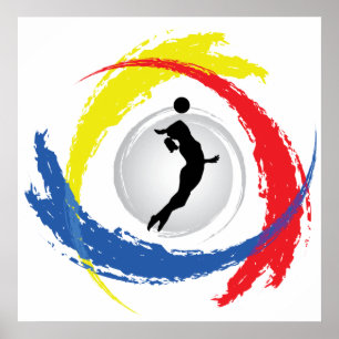 Póster Tricolor Emblem (Mulher)