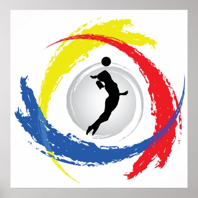 Póster Tricolor Emblem (Mulher) (Frente)