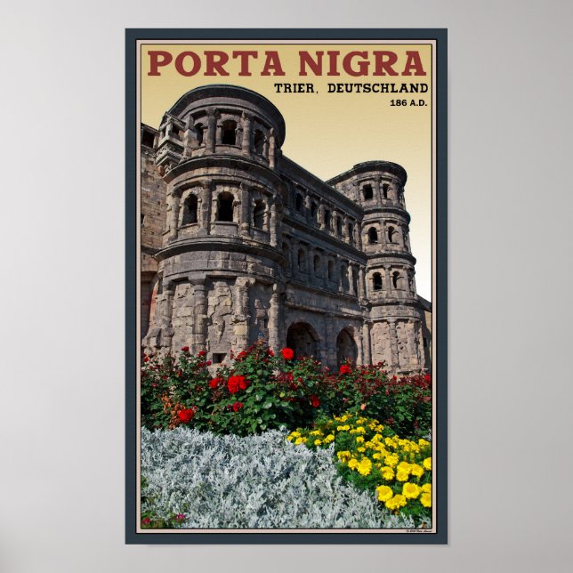 Poster Trier - Porta Nigra (Frente)