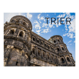Póster Trier Porta Nigra Renânia-Palatinado Alemanha