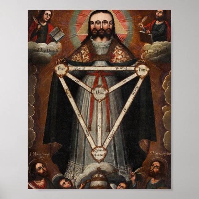 Poster Trifacial Trinity, Triple Face (Frente)