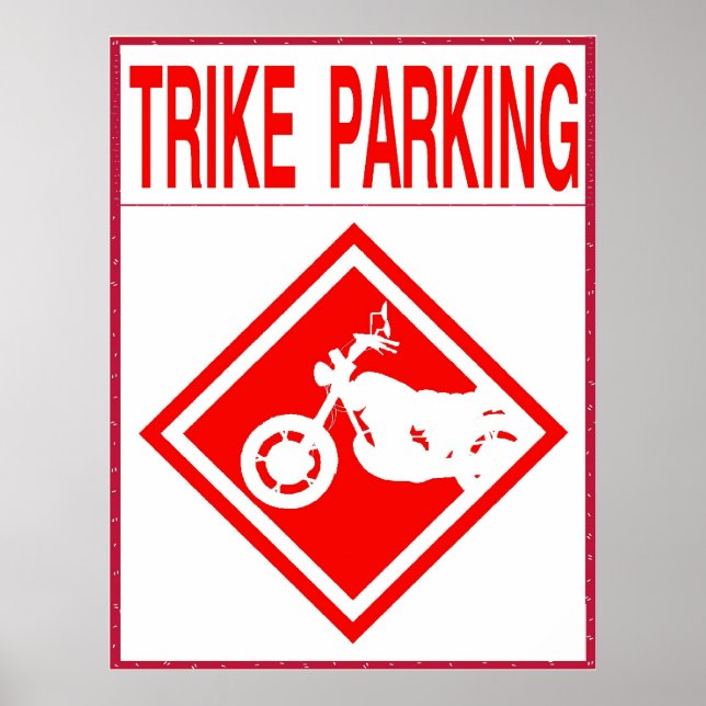 Poster Trike Parking Apenas (Frente)