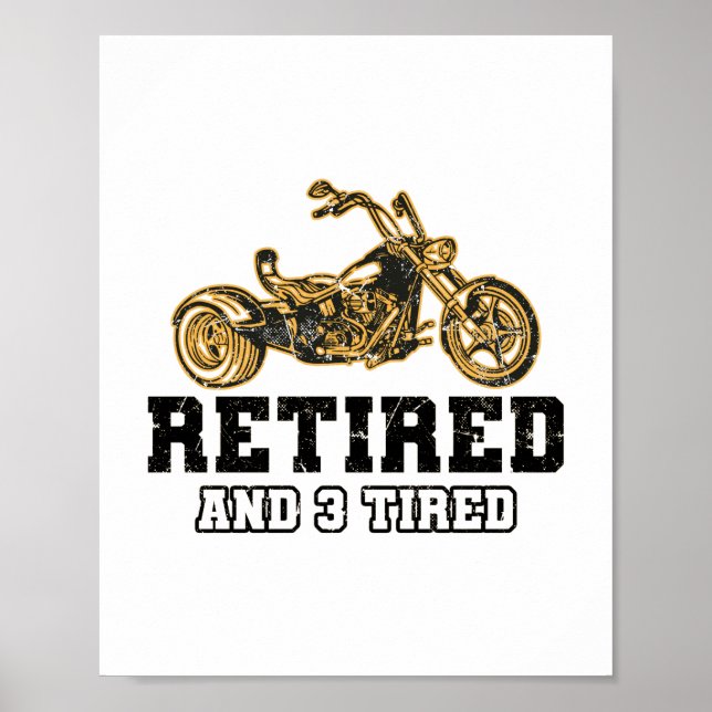 Poster Trike Sayings | Presentes de motocicleta em Triker (Frente)