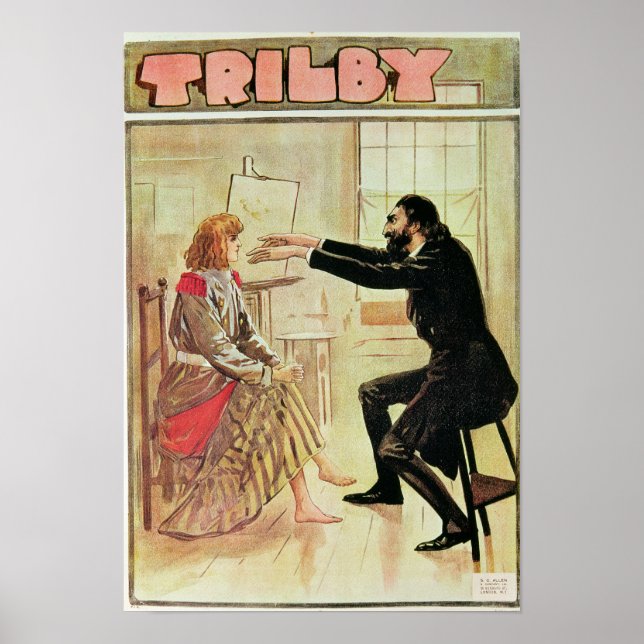 Póster Trilby hipnotizado por Svengali (Frente)