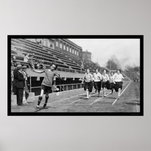Póster Trilha 1925 do campeão de Sprint