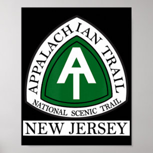 Poster Trilha Appalachian Nova Jersey Nj