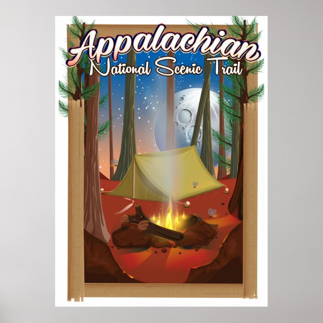 Poster Trilha Cênica Nacional Appalachian (Frente)