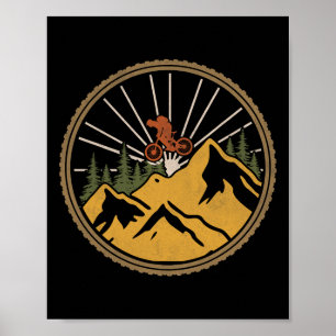Poster Trilha de Aventura de Ciclismo de Montanha Ciclist