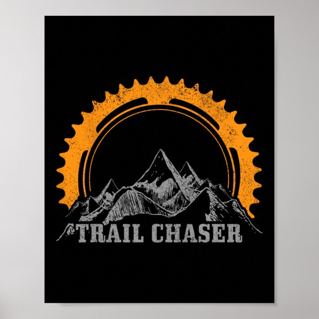 Poster Trilha de Bicicleta de Montanha Presente de Ciclis (Frente)