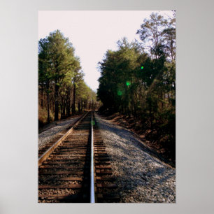 Poster Trilha de estrada de ferro