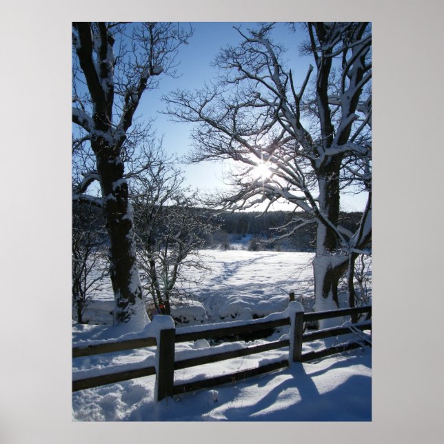 Poster Trilha de Neve (Frente)