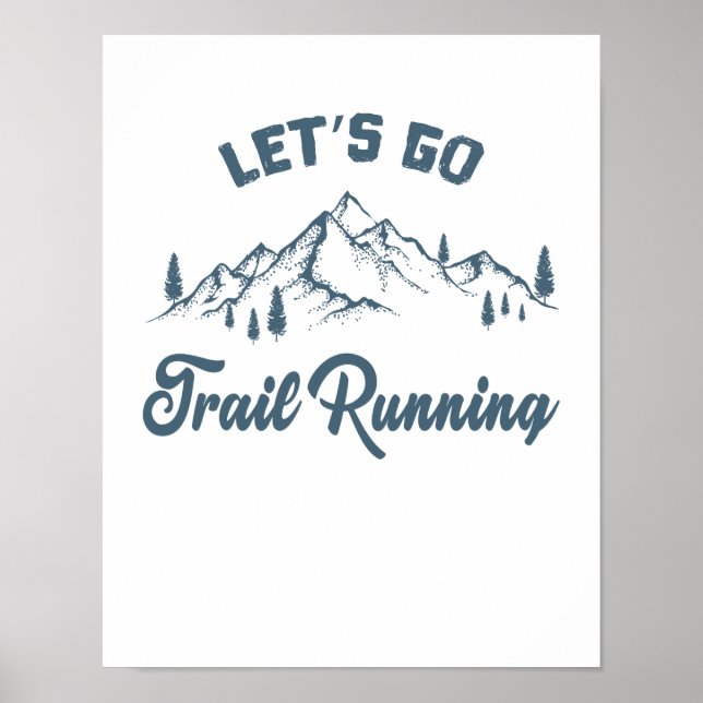 Poster Trilha de Vamos Traillauf em Execução (Frente)