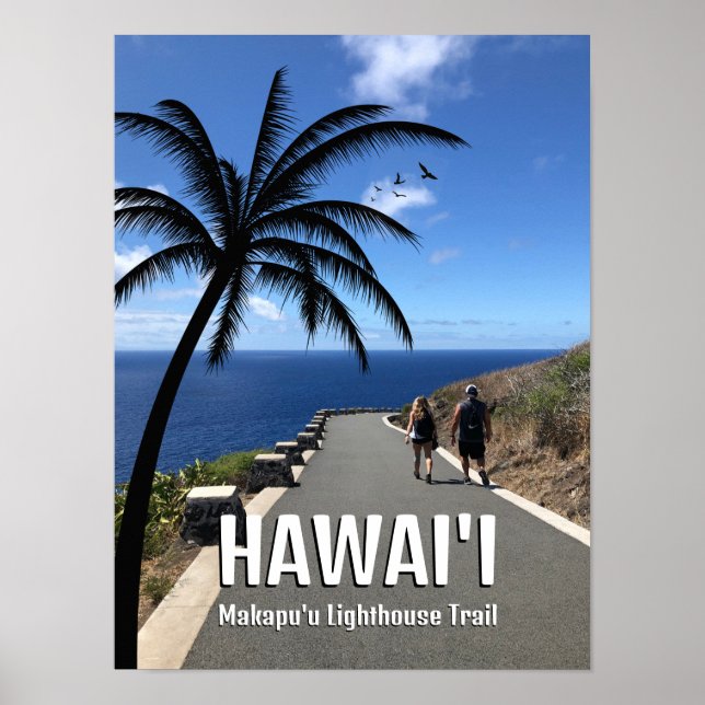Poster - Trilha do Farol Makapu'u (Frente)