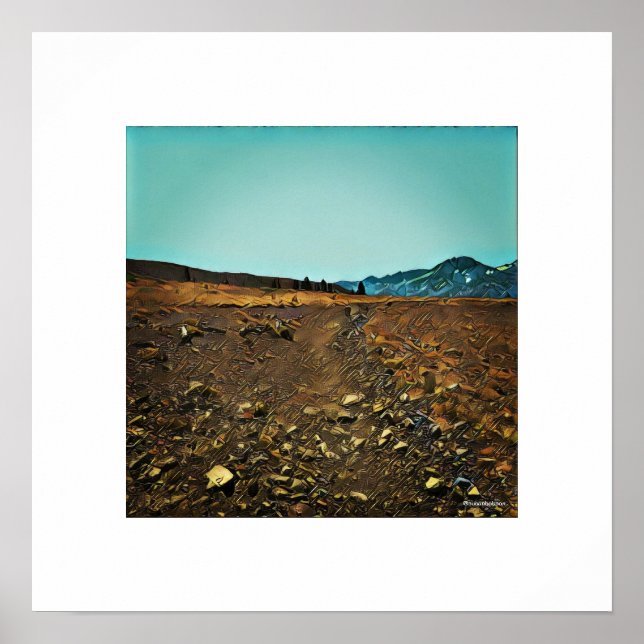 Póster Trilha do Pacífico Crest (Frente)