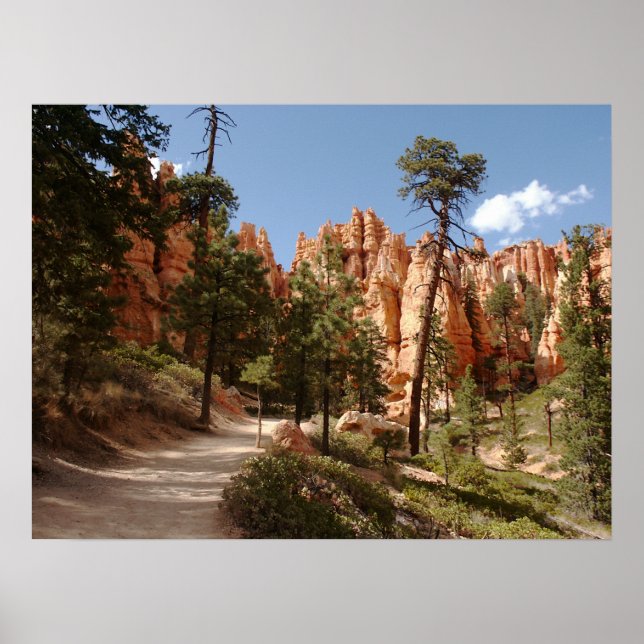 Poster Trilha do Parque Nacional do Bryce Canyon (Frente)