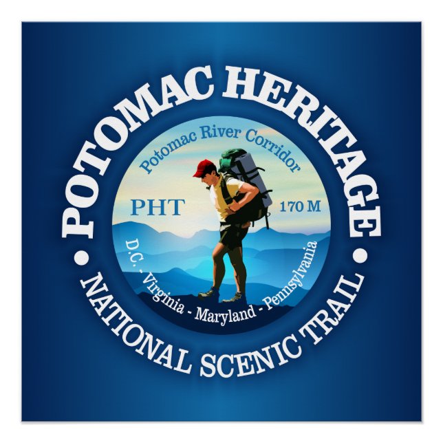 Póster Trilha do Patrimônio Potomac (C) (Frente)