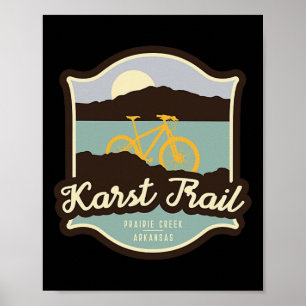 Poster Trilha Karst - Prairie Creek, Arkansas