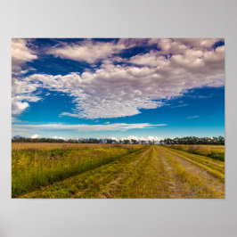 Poster Trilha no Parque Estadual da Reserva de Kissimmee 