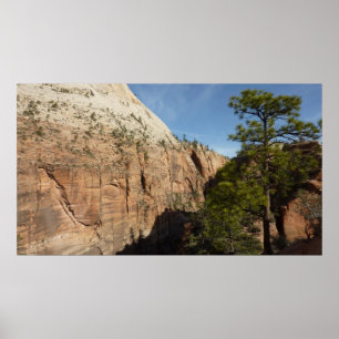 Poster Trilha para Angels Landing no Parque Nacional de Z