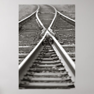 Poster Trilhas transversais do trem