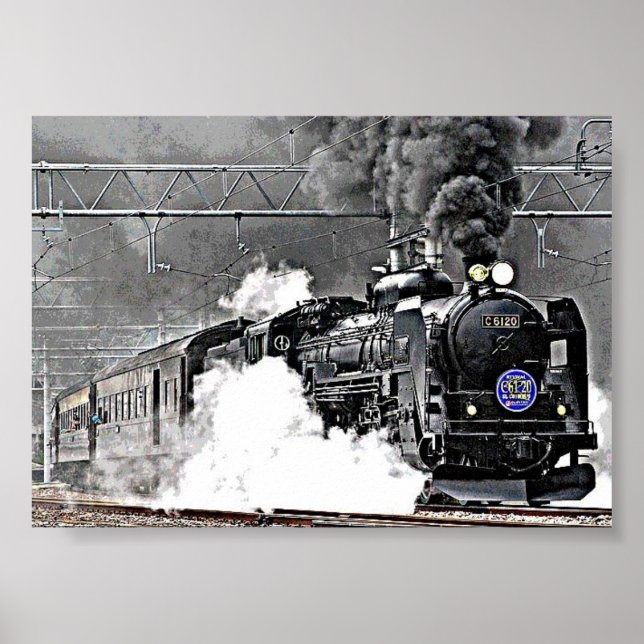 Poster Trilhos do Japão (Frente)