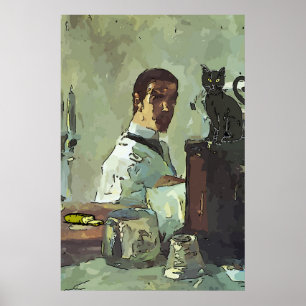 Poster Trimestre de Gato Negro Francês