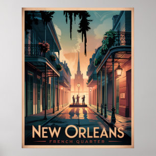 Poster Trimestre Francês de Nova Orleans