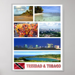 Poster Trindade e Tobago - Mosaico -