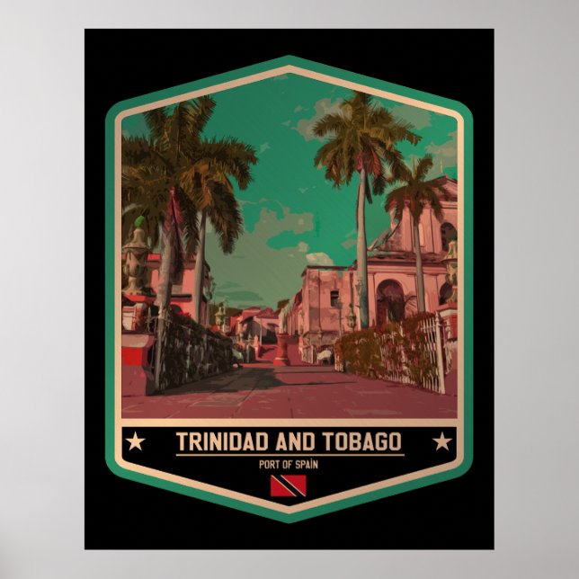 Poster Trinidade e Tobago (Frente)