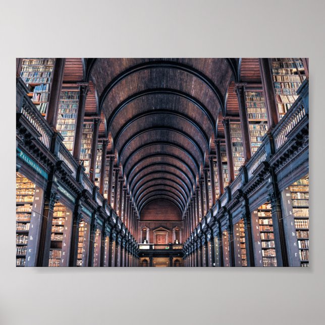 Poster Trinity College Library - Dublin, Irlanda (Frente)