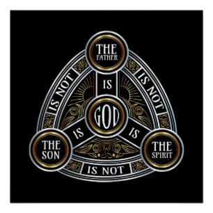 Póster Trinity The Padre, O Filho E O Espírito Santo