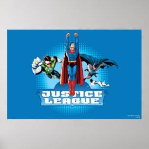 Póster Trio de Poder da Liga da Justiça