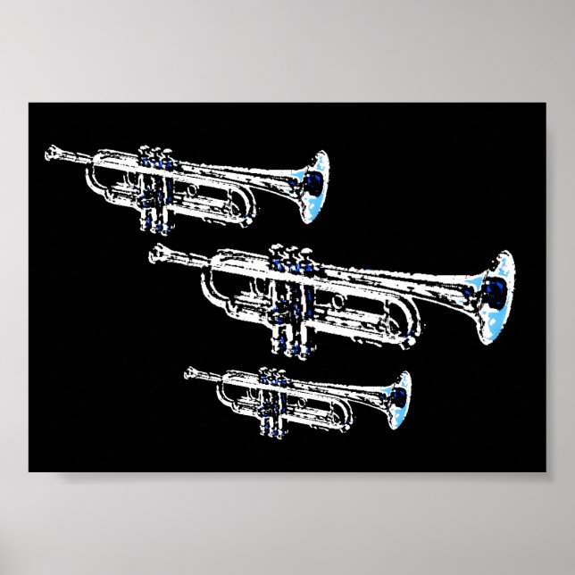 Poster Trio de Trompete (Frente)