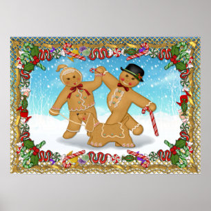 Póster Trio do pão-de-espécie com beira