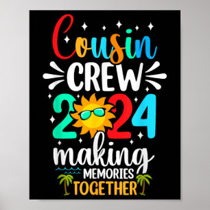 Poster Trip da Família Cousin Crew 2024 Summer Vacation B