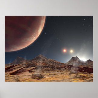 Póster Triplo Sunset