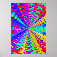 Poster Trippy: Abstrato Psicodélico