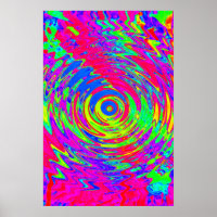 Poster Trippy: Abstrato Psicodélico