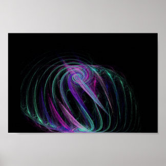 Póster Trippy love fractal