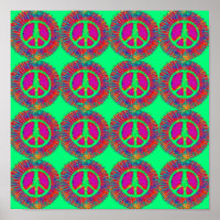 Trippy Tie Psychedelic - Sinal de paz