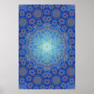Poster Trippy: Trabalhos de arte radiais