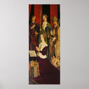 Poster Triptych de Moses e de Bush ardente