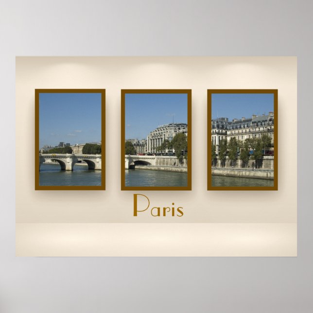Póster Triptych de Paris (Frente)